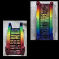 Rainbow Bridge with Paw Prints
